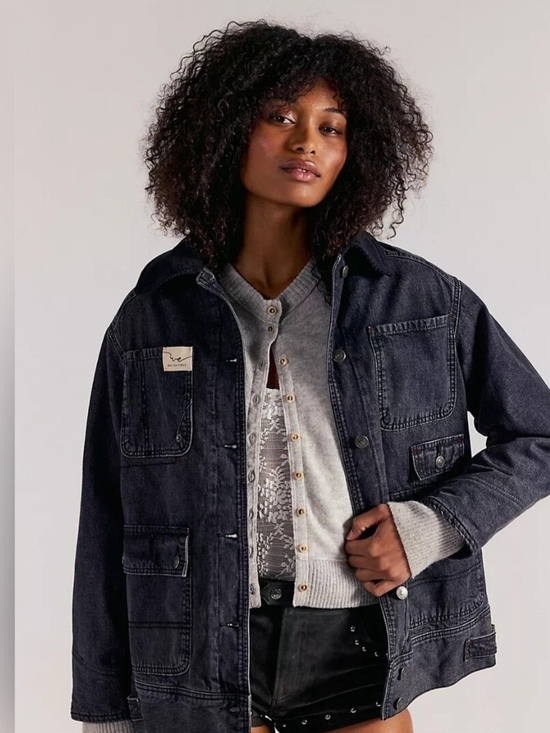 We The Free Jackets & Blazers - We The Free Denim Sweet Talk Barn Jacket